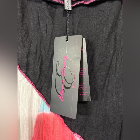 Elena Wang, Colorful Sleeveless Dress, XL - Picture 8 of 11